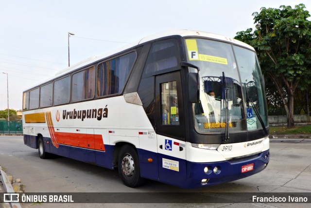 Auto Viação Urubupungá 3910 na cidade de São Paulo, São Paulo, Brasil, por Francisco Ivano. Número da foto: #8104699.