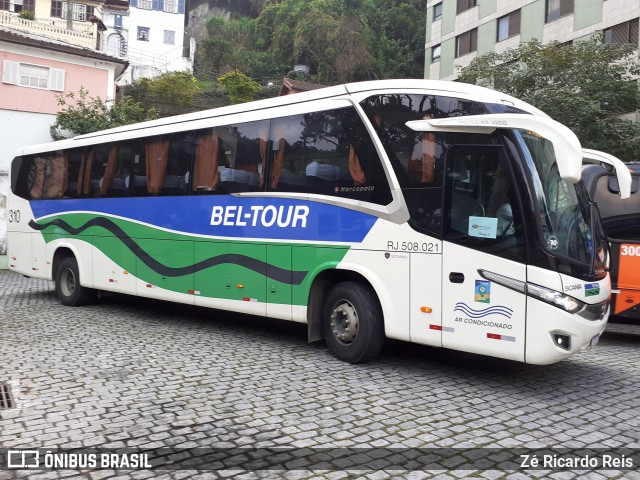 Bel-Tour Transportes e Turismo 310 na cidade de Petrópolis, Rio de Janeiro, Brasil, por Zé Ricardo Reis. Número da foto: #8105375.