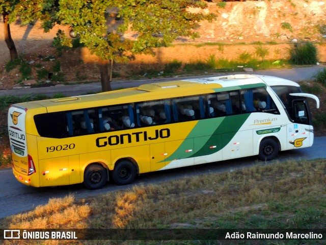Empresa Gontijo de Transportes 19020 na cidade de Belo Horizonte, Minas Gerais, Brasil, por Adão Raimundo Marcelino. Número da foto: #8106460.