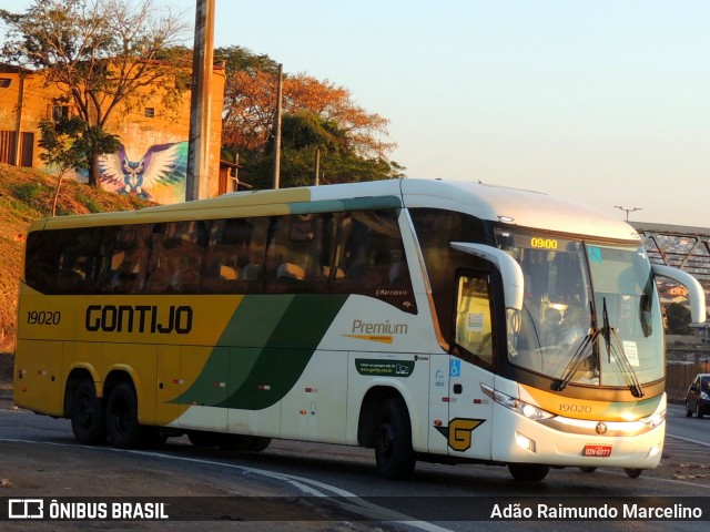 Empresa Gontijo de Transportes 19020 na cidade de Belo Horizonte, Minas Gerais, Brasil, por Adão Raimundo Marcelino. Número da foto: #8106476.