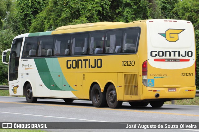 Empresa Gontijo de Transportes 12120 na cidade de Barra do Piraí, Rio de Janeiro, Brasil, por José Augusto de Souza Oliveira. ID da foto: 8108804.