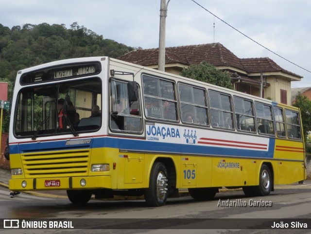 Empresa Joaçabense de Transportes Coletivos 105 na cidade de Luzerna, Santa Catarina, Brasil, por João Silva. ID da foto: 8107934.