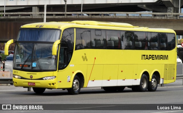 Viação Itapemirim 8919 na cidade de Rio de Janeiro, Rio de Janeiro, Brasil, por Lucas Lima. Número da foto: #8108023.