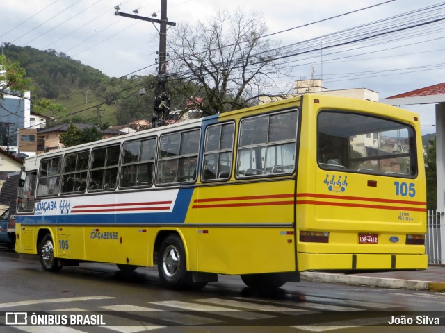 Empresa Joaçabense de Transportes Coletivos 105 na cidade de Luzerna, Santa Catarina, Brasil, por João Silva. ID da foto: 8108170.