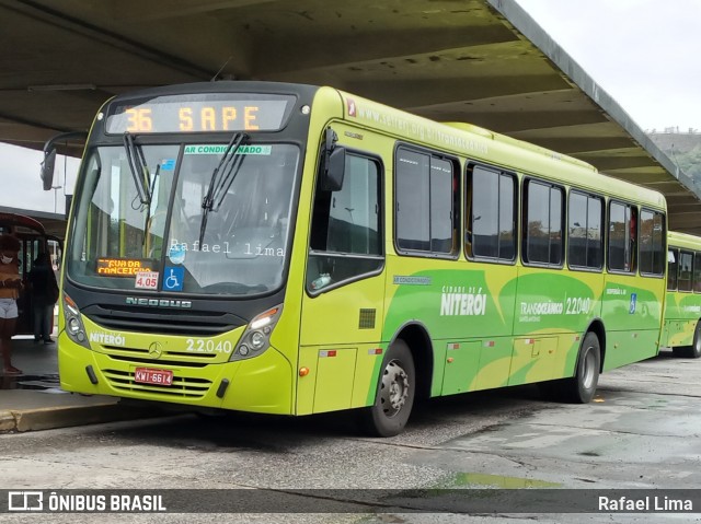 Santo Antônio Transportes Niterói 2.2.040 na cidade de Niterói, Rio de Janeiro, Brasil, por Rafael Lima. Número da foto: #8109682.