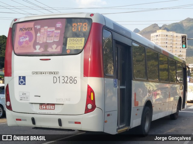 Transportes Barra D13286 na cidade de Rio de Janeiro, Rio de Janeiro, Brasil, por Jorge Gonçalves. ID da foto: 8107928.