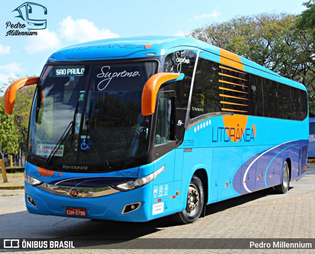 Litorânea Transportes Coletivos 5056 na cidade de São Paulo, São Paulo, Brasil, por Pedro Millennium. Número da foto: #8107952.
