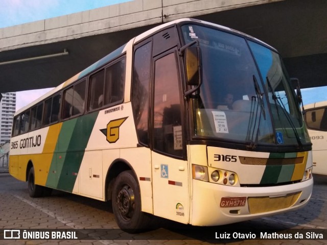 Empresa Gontijo de Transportes 3165 na cidade de Belo Horizonte, Minas Gerais, Brasil, por Luiz Otavio Matheus da Silva. ID da foto: 8108253.