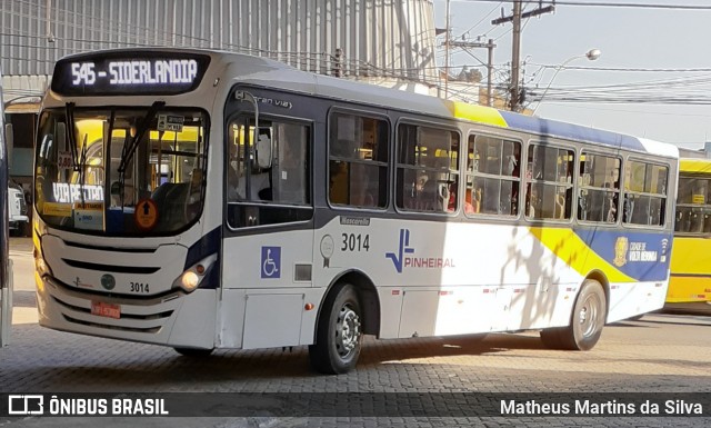 Viação Pinheiral 3014 na cidade de Volta Redonda, Rio de Janeiro, Brasil, por Matheus Martins da Silva. Número da foto: #8107431.