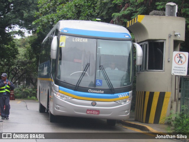 Viação Cometa 10221 na cidade de São Paulo, São Paulo, Brasil, por Jonathan Silva. ID da foto: 8107426.