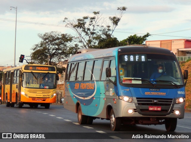 Sem Fronteiras Turismo 1850 na cidade de Belo Horizonte, Minas Gerais, Brasil, por Adão Raimundo Marcelino. ID da foto: 8109783.