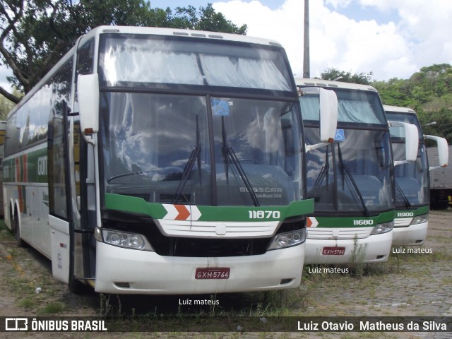 Empresa Gontijo de Transportes 11870 na cidade de Belo Horizonte, Minas Gerais, Brasil, por Luiz Otavio Matheus da Silva. ID da foto: 8108244.