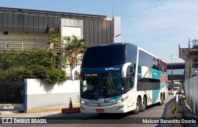 Auto Viação 1001 RJ 108.477 na cidade de Rio de Janeiro, Rio de Janeiro, Brasil, por Malcon Benedito Ozorio. ID da foto: 8106928.