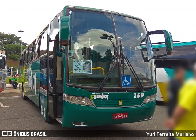 Auto Viação Cambuí 150 na cidade de São Paulo, São Paulo, Brasil, por Yuri Ferreira Marinho. ID da foto: 8107214.