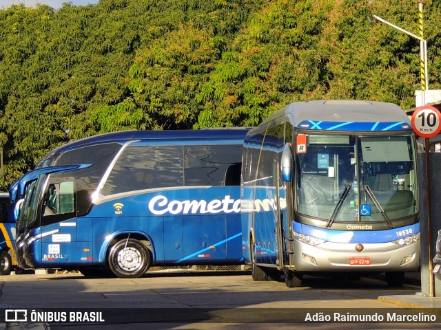 Viação Cometa 18530 na cidade de Contagem, Minas Gerais, Brasil, por Adão Raimundo Marcelino. ID da foto: 8112046.