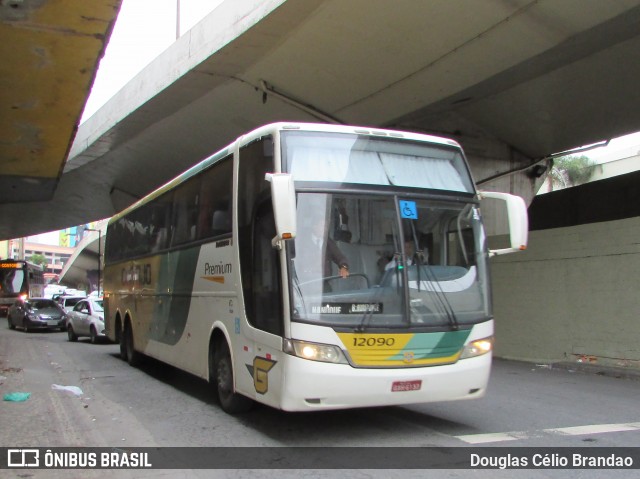 Empresa Gontijo de Transportes 12090 na cidade de Belo Horizonte, Minas Gerais, Brasil, por Douglas Célio Brandao. ID da foto: 8111777.