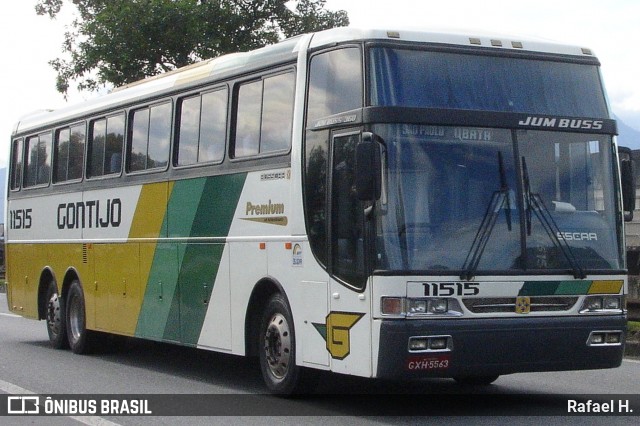 Empresa Gontijo de Transportes 11515 na cidade de Resende, Rio de Janeiro, Brasil, por Rafael H.. Número da foto: #8110990.