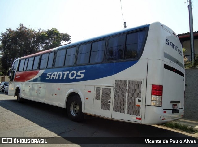 Empresa Santos 280 na cidade de Matozinhos, Minas Gerais, Brasil, por Vicente de Paulo Alves. ID da foto: 8111745.