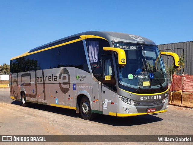 Viação Estrela 1601 na cidade de Goiânia, Goiás, Brasil, por William Gabriel. Número da foto: #8111952.