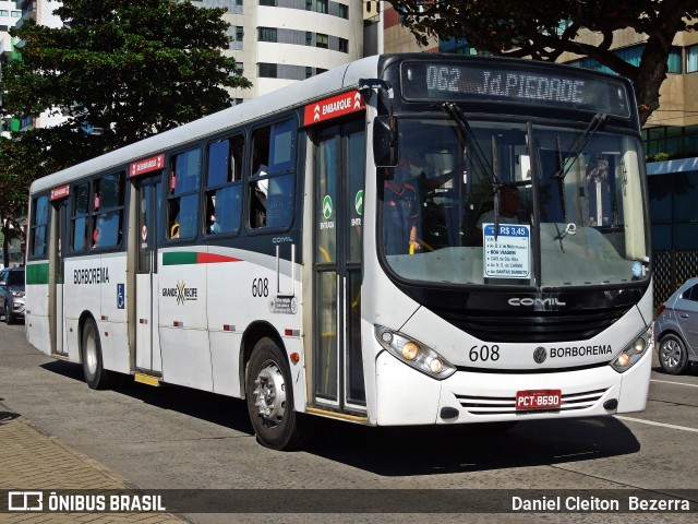 Borborema Imperial Transportes 608 na cidade de Recife, Pernambuco, Brasil, por Daniel Cleiton  Bezerra. Número da foto: #8111670.