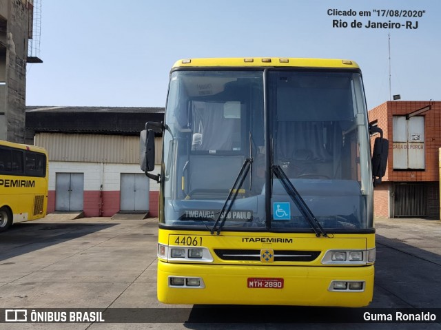 Viação Itapemirim 44061 na cidade de Rio de Janeiro, Rio de Janeiro, Brasil, por Guma Ronaldo. Número da foto: #8111900.