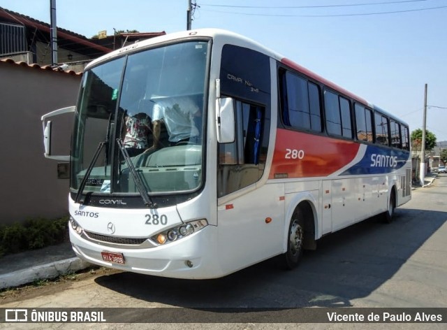 Empresa Santos 280 na cidade de Matozinhos, Minas Gerais, Brasil, por Vicente de Paulo Alves. Número da foto: #8111735.