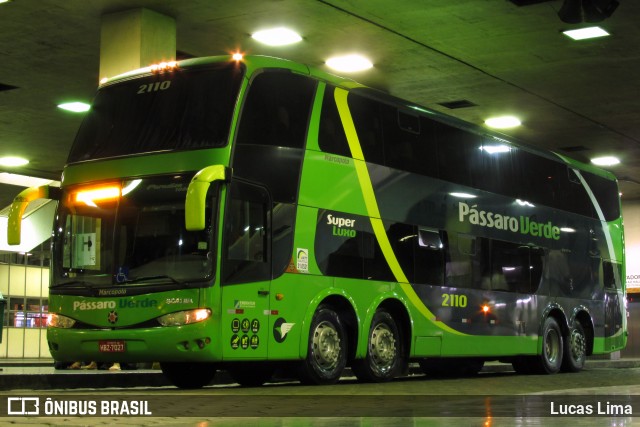 Pássaro Verde 2110 na cidade de Belo Horizonte, Minas Gerais, Brasil, por Lucas Lima. ID da foto: 8111107.