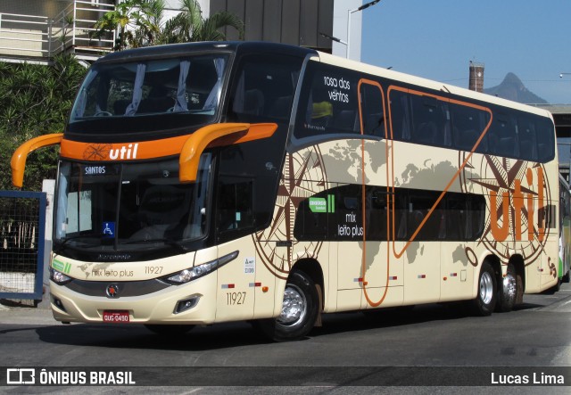 UTIL - União Transporte Interestadual de Luxo 11927 na cidade de Rio de Janeiro, Rio de Janeiro, Brasil, por Lucas Lima. Número da foto: #8111269.