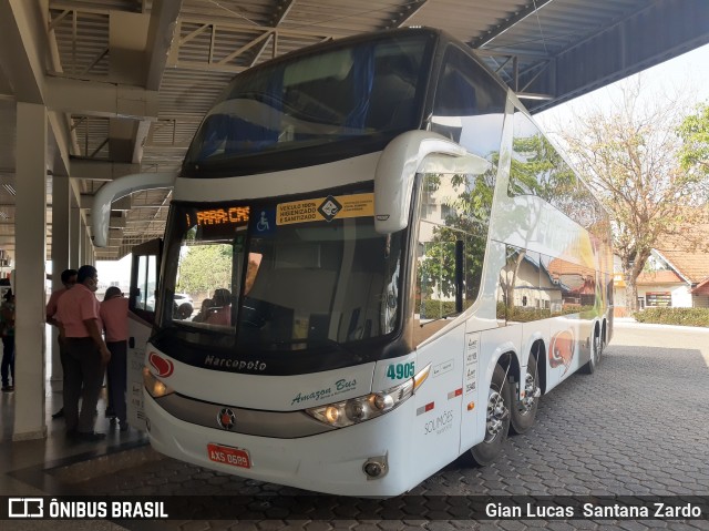 Eucatur - Empresa União Cascavel de Transportes e Turismo 4905 na cidade de Ji-Paraná, Rondônia, Brasil, por Gian Lucas  Santana Zardo. ID da foto: 8110964.