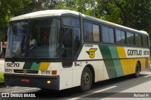 Empresa Gontijo de Transportes 9270 na cidade de Piraí, Rio de Janeiro, Brasil, por Rafael H.. Número da foto: #8111000.