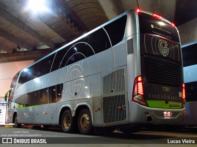 Viação Garcia 7287 na cidade de Apucarana, Paraná, Brasil, por Lucas Vieira. ID da foto: 8111497.