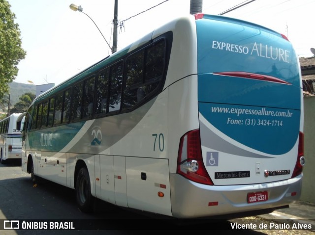 Expresso Allure 70 na cidade de Matozinhos, Minas Gerais, Brasil, por Vicente de Paulo Alves. Número da foto: #8111660.
