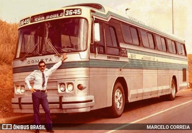 Viação Cometa 3645 na cidade de São Paulo, São Paulo, Brasil, por MARCELO CORREIA. ID da foto: 8112184.