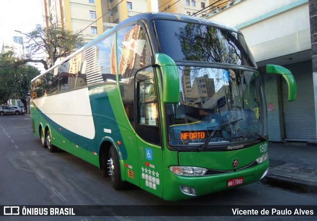 Ônibus Particulares 1801 na cidade de Belo Horizonte, Minas Gerais, Brasil, por Vicente de Paulo Alves. ID da foto: 8111480.