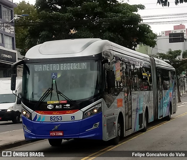 Metra - Sistema Metropolitano de Transporte 8253 na cidade de Diadema, São Paulo, Brasil, por Felipe Goncalves do Vale. ID da foto: 8112042.