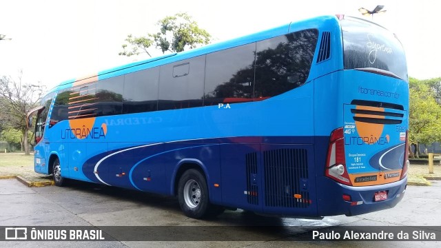 Litorânea Transportes Coletivos 5981 na cidade de São Paulo, São Paulo, Brasil, por Paulo Alexandre da Silva. ID da foto: 8111444.