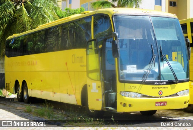 Viação Itapemirim 8709 na cidade de Fortaleza, Ceará, Brasil, por David Candéa. Número da foto: #8111111.