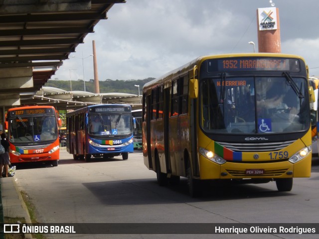 Itamaracá Transportes 1.759 na cidade de Paulista, Pernambuco, Brasil, por Henrique Oliveira Rodrigues. Número da foto: #8113280.