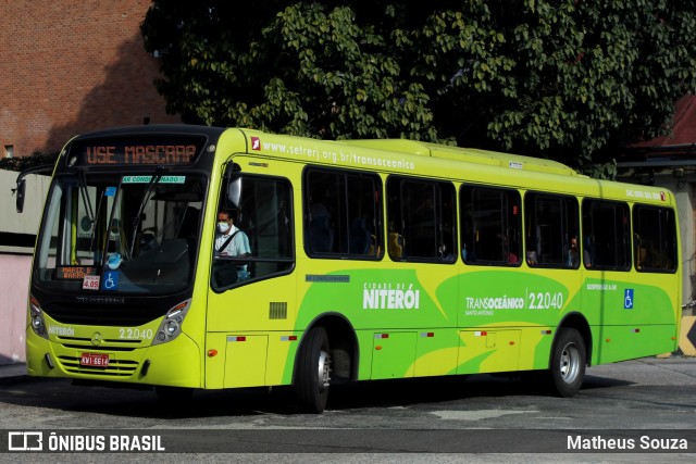 Santo Antônio Transportes Niterói 2.2.040 na cidade de Niterói, Rio de Janeiro, Brasil, por Matheus Souza. Número da foto: #8115046.