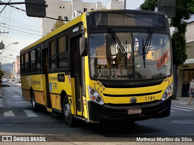 Viação Sul Fluminense 1191 na cidade de Volta Redonda, Rio de Janeiro, Brasil, por Matheus Martins da Silva. Número da foto: #8115867.