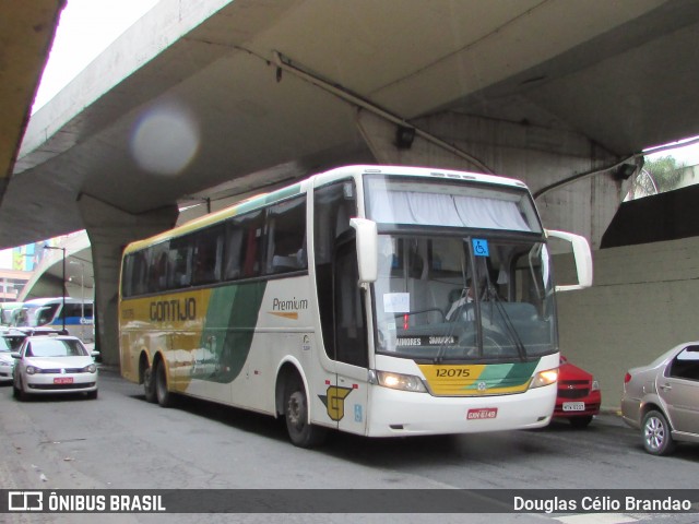 Empresa Gontijo de Transportes 12075 na cidade de Belo Horizonte, Minas Gerais, Brasil, por Douglas Célio Brandao. ID da foto: 8116870.