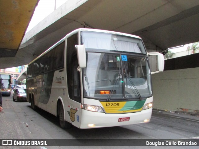 Empresa Gontijo de Transportes 12705 na cidade de Belo Horizonte, Minas Gerais, Brasil, por Douglas Célio Brandao. ID da foto: 8116559.