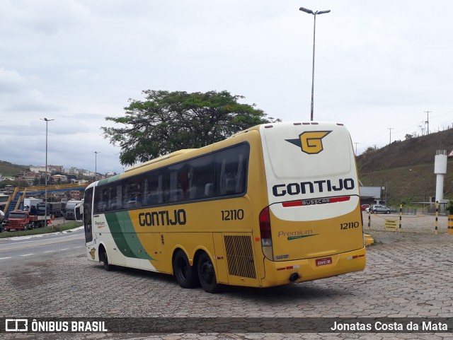 Empresa Gontijo de Transportes 12110 na cidade de João Monlevade, Minas Gerais, Brasil, por Jonatas Costa da Mata. ID da foto: 8117601.