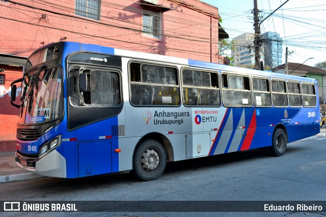 Auto Viação Urubupungá 20.451 na cidade de São Paulo, São Paulo, Brasil, por Eduardo Ribeiro. Número da foto: #8117478.