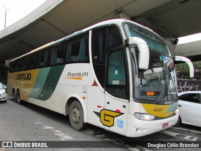 Empresa Gontijo de Transportes 14360 na cidade de Belo Horizonte, Minas Gerais, Brasil, por Douglas Célio Brandao. ID da foto: 8116106.