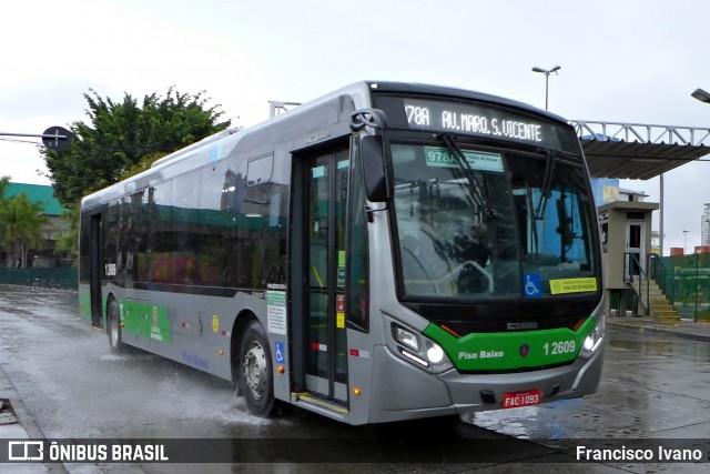 Viação Gato Preto 1 2609 na cidade de São Paulo, São Paulo, Brasil, por Francisco Ivano. Número da foto: #8116235.
