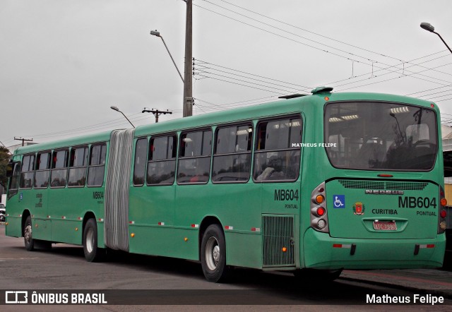 Auto Viação Mercês MB604 na cidade de Curitiba, Paraná, Brasil, por Matheus Felipe. Número da foto: #8116227.