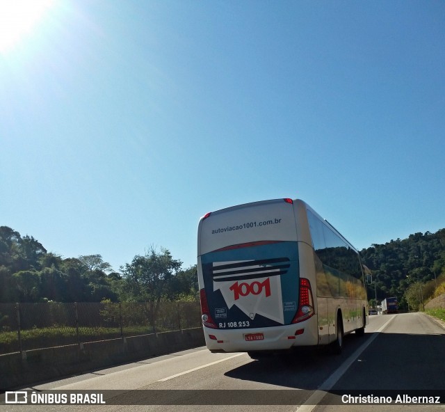 Auto Viação 1001 RJ 108.253 na cidade de Rio Bonito, Rio de Janeiro, Brasil, por Christiano Albernaz. Número da foto: #8116244.
