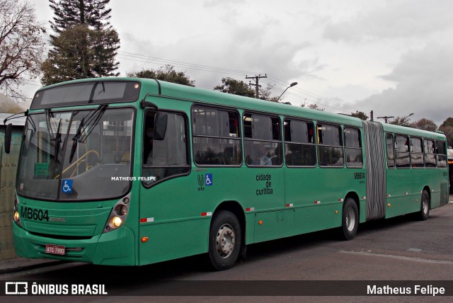 Auto Viação Mercês MB604 na cidade de Curitiba, Paraná, Brasil, por Matheus Felipe. ID da foto: 8116224.