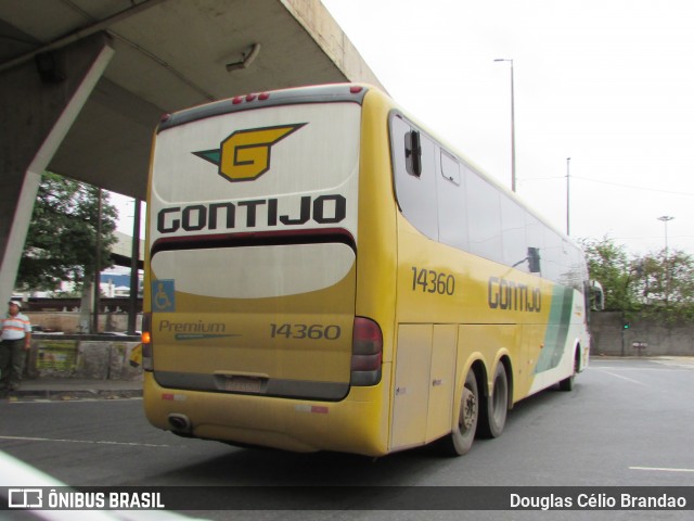 Empresa Gontijo de Transportes 14360 na cidade de Belo Horizonte, Minas Gerais, Brasil, por Douglas Célio Brandao. ID da foto: 8116113.